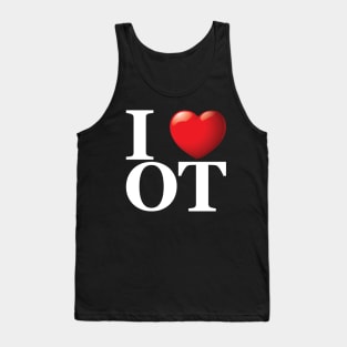 I LOVE Occupational therapy Tank Top